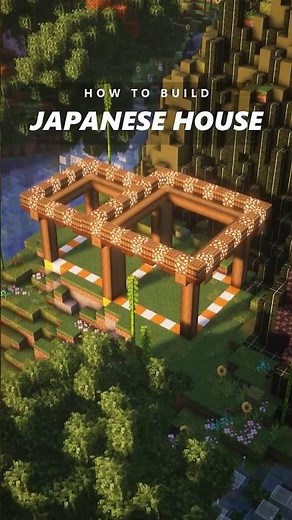 【Minecraft】How to Build a Japanese House