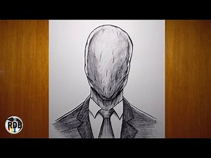 How To Draw Slenderman | easy drawing