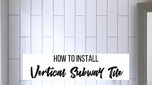 10K views · 132 reactions | Give traditional subway tile a new look by installing it vertically! Get the tutorial - https://www.thehandymansdaughter.com/how-to-install-vertical-subway-tile/ | The Handyman's Daughter | Facebook