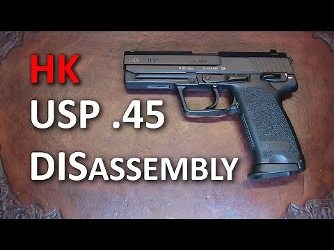 HK USP 45 Complete Disassembly Detail Strip