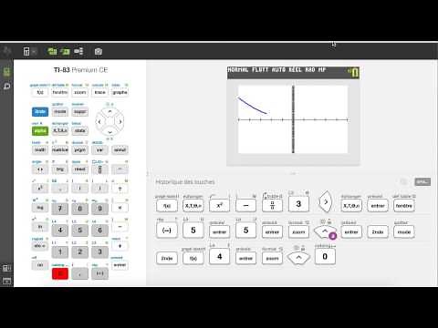 Représenter graphiquement une fonction avec la TI-83 Premium CE