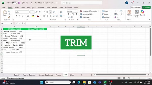 Excel Data Cleaning Made Easy - 5 Key Functions You Must Know!