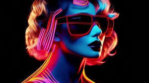 Women with vr headsets generative A.I | Free Stock Video Footage
