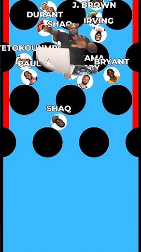 2 SHAQ vs ALL NBA PLAYERS — Marble Race 🏀🎵