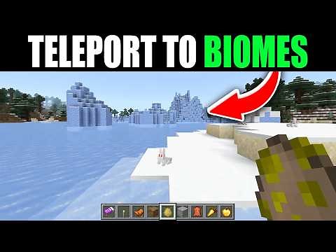How To Teleport To Biomes In Minecraft - Easy Guide