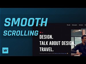 Smooth Scrolling Effect in Webflow - Tutorial