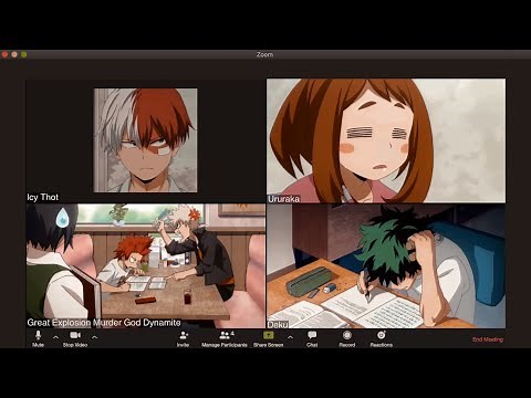 My Hero Academia ♡ zoom study session | a lofi playlist