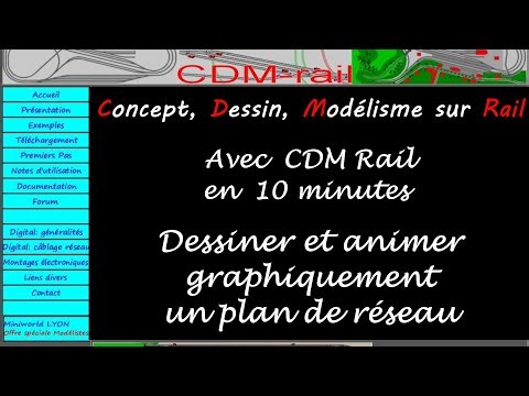 Création réseau et animation avec CDM Rail