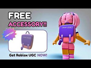 FREE BACK TO SCHOOL BACKPACK 🎒💖 LIMITED ROBLOX UGC GUIDE!