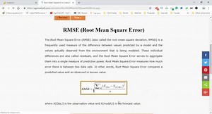 Root Mean Square Error Calculator