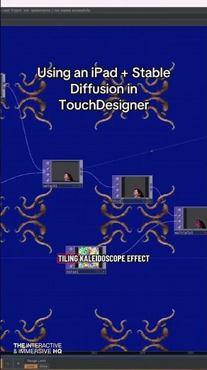 Using an iPad + Stable Diffusion in TouchDesigner