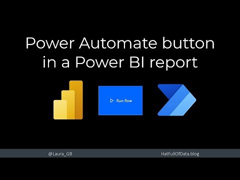 Power Automate button in a Power BI report