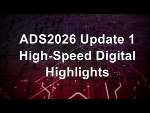 ADS2026 U1 High-Speed Digital Highlights