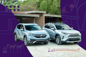 Hybrid Head-to-Head: 2021 Honda CR-V Hybrid Vs. Toyota RAV4 Hybrid | Cars.com