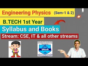 B.TECH Engineering Physics SYLLABUS AND BOOKS || MAKAUT