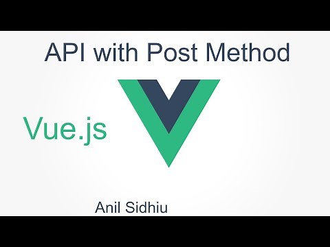 Vue js tutorial for beginners #24 Post API with form data