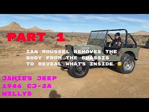 Part 1! 1946 CJ-2a Willys Jeep! Jamie Is Getting Her Wish For A Jeep Build And Restoration 😎😎