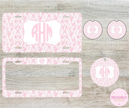 Front License Plate, Car Coasters, Rear Frames, Custom Keychains, Monogrammed License Plate, Personalized Car Accessories, Gifts for Her - Etsy