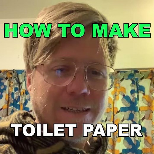 How to make homemade Toilet Paper.