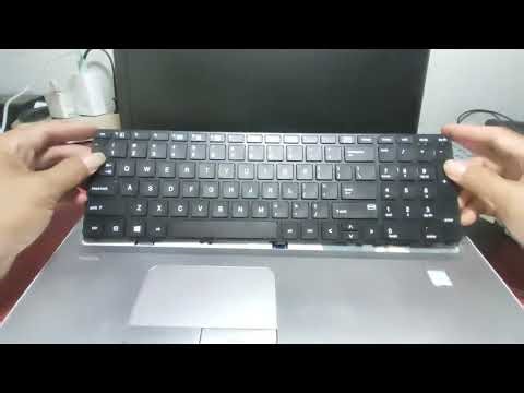 How to install the keyboard on an Hp Probook 450 G3 laptop