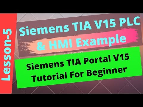 Siemens PLC HMI Programming Example For Beginner