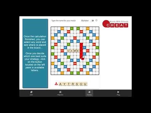 Words With Friends Cheat - The unbeatable tool!