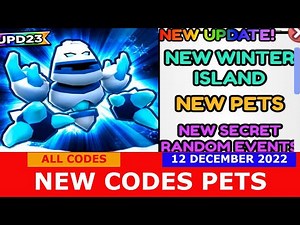 NEW CODES PETS [FREE PET] ALL CODES! Tapping Simulator! ROBLOX | December 12, 2022