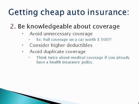 How to find cheap auto insurance online