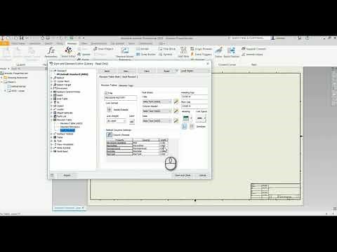 Revision Table Style - Inventor