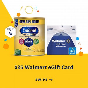 For a limited time, receive a Walmart eGift Card when you stock up on your favorite formula on Walmart.com! Shop now: https://bit.ly/3yS4UnE | Enfamil