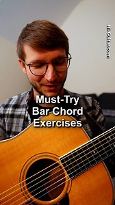 25K views · 385 reactions | Must-Try Bar Chord Exercises Comment “YES” to get my free bar chord guide. Wait… 2 years in but still a beginner? Let’s end that today. Go here: Hi-Guitar.com/The-Spark #guitarlesson #guitartutorial #guitar | Hi Guitar by Florian | Facebook