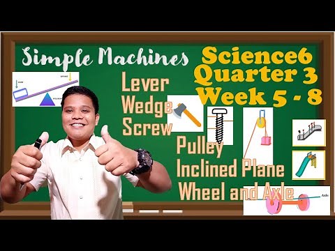 Science6 Quarter 3 Week 5 - 8│Simple machine│ Lever│ Inclined Plane│ Wedge│Screw│Wheel & Axle│Pulley
