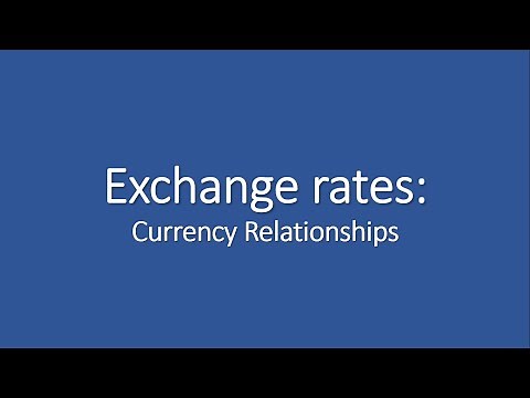 Grade 12 Mathematical Literacy - Exchange rates: Currency Relationships