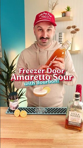 Amaretto Sour with Bourbon