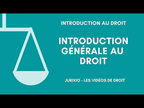 Introduction générale au droit