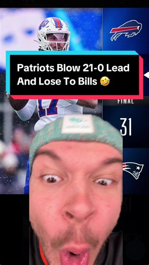 Patriots Blow 21-0 Lead And Lose To Bills 🤣 #nfl #nfltrending #nflviral #nflfootball #trending