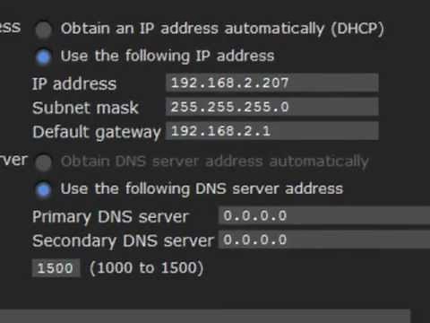 Setting IP Addresses on IP Cameras