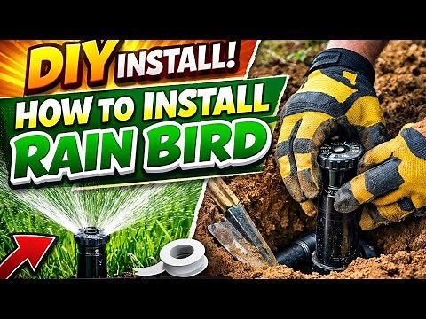 DIY Irrigation System INSTALL - Easy Step by Step Guide