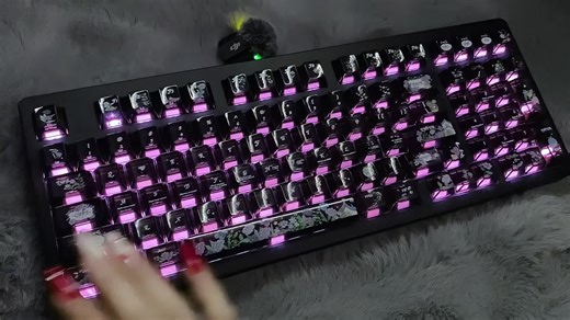 Light and shadow accompany, one-click to seal the god☠️⌨️🕸️#fyp #zornher #wireless #keyboard #mechanicalkeyboard #pcgaming #trending #pc #fypシ #zornhe #keyboardtrend #viral