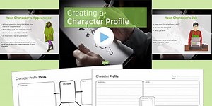 Creating a Character Profile PowerPoint Pack