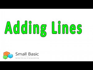 Small Basic || Adding lines with the shapes object