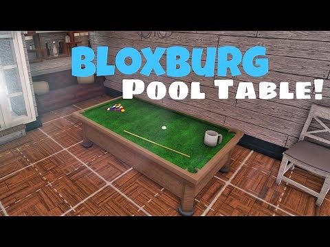 How to Build a Pool Table (Bloxburg Tutorial)