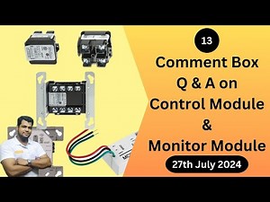 Control & Monitor Module in Fire Alarm | Fire Integration | Ansari29 | Comment Box Q & A - 13