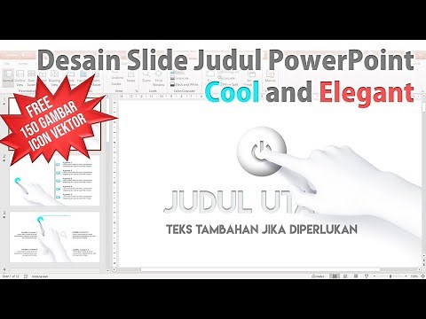 Cool and Elegant PowerPoint Presentation Title Slide Design