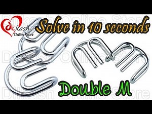 How to Solve the Metal Puzzles Brain Teaser Solutions - Double M Metal Ring Puzzle Solution