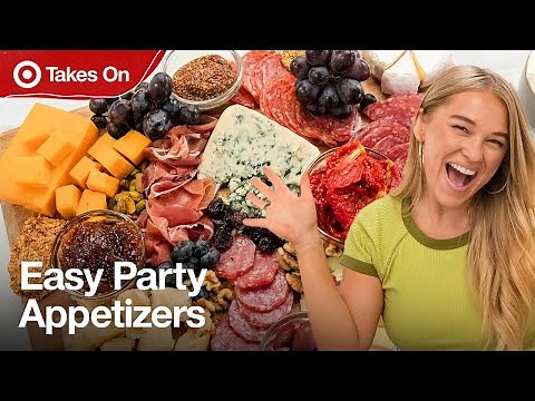 4 Quick & Easy Appetizer Recipes For Your Next Party! Ft. Alix Traeger | Target Takes On