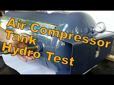 Air Compressor Explosion Prevention. Hydro Test.