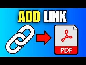 How To Add Link in PDF Document (Create a Clickable Hyperlink)