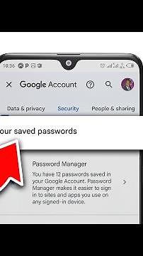 how to see your save password in Google Account