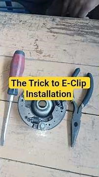 How to Remove & Install an E-Clip on a Centrifugal Clutch Weight! #Shorts #ClutchRepair #EClip